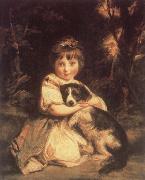 Sir Joshua Reynolds Miss Bowles oil